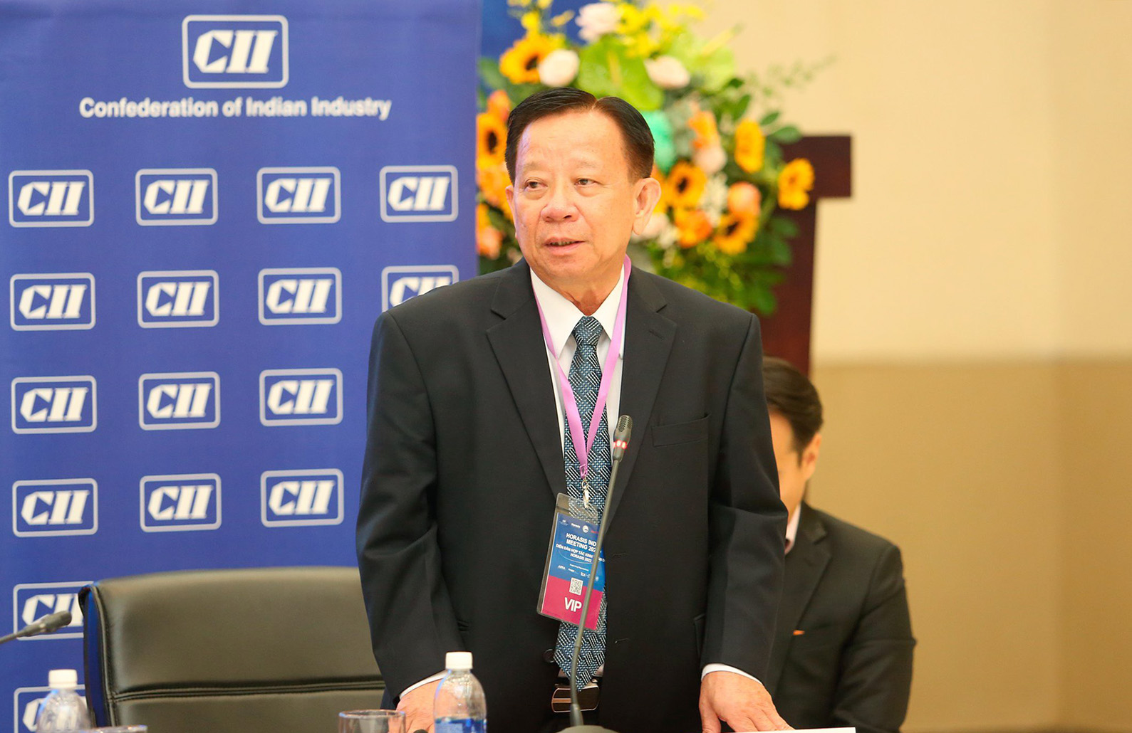 Đồng chí Nguyễn Văn Hùng – Chủ tịch HĐQT Tổng Công ty Becamex IDC tại Diễn đàn hợp tác kinh tế Horasis Ấn Độ 2022.